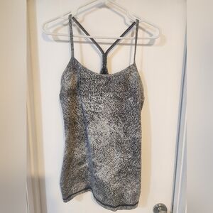 lululemon athletica Grey Speckled Strappy Tank